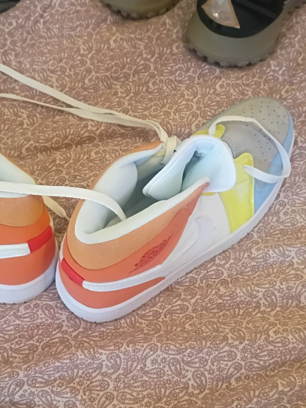 Jorda Air Force One Multicolor High-Top Sneakers.